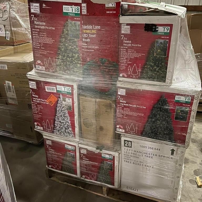 Bulk Chrismas Tree Liquidation Pallet - Image 6
