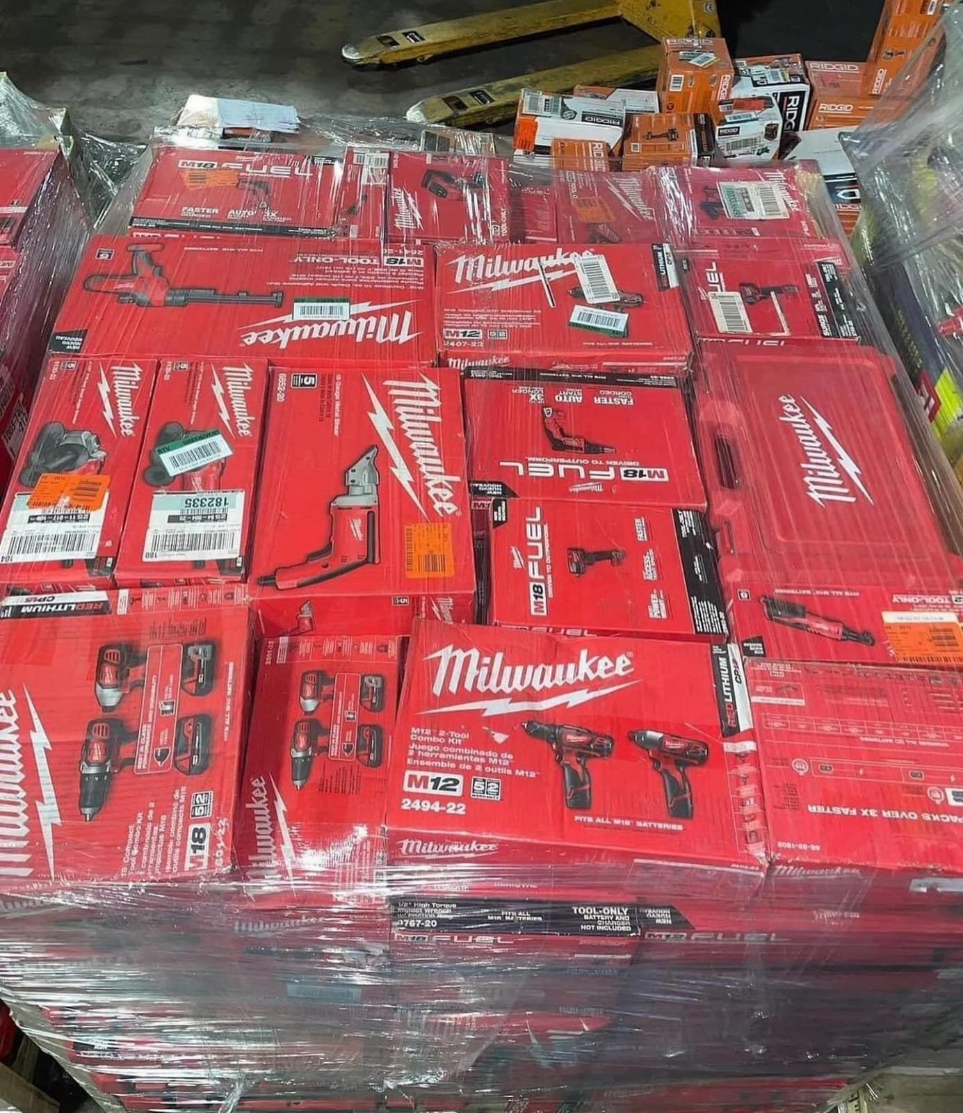 Assorted Milwaukee Power Tools Liquidation Pallets - Image 4